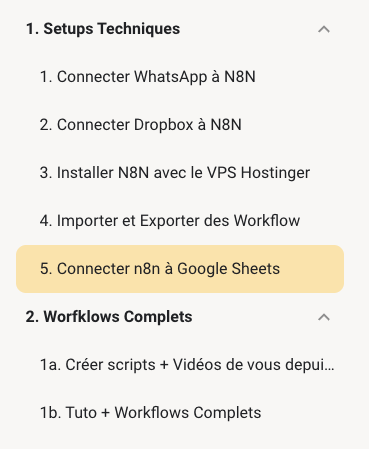 La formation N8N se remplit petit à petit (Question pour vous !)