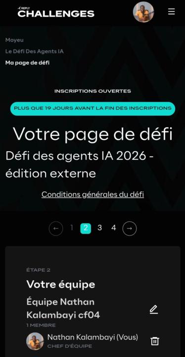 🚀 Recherche de coéquipiers – AI Agent Challenge (Reply)