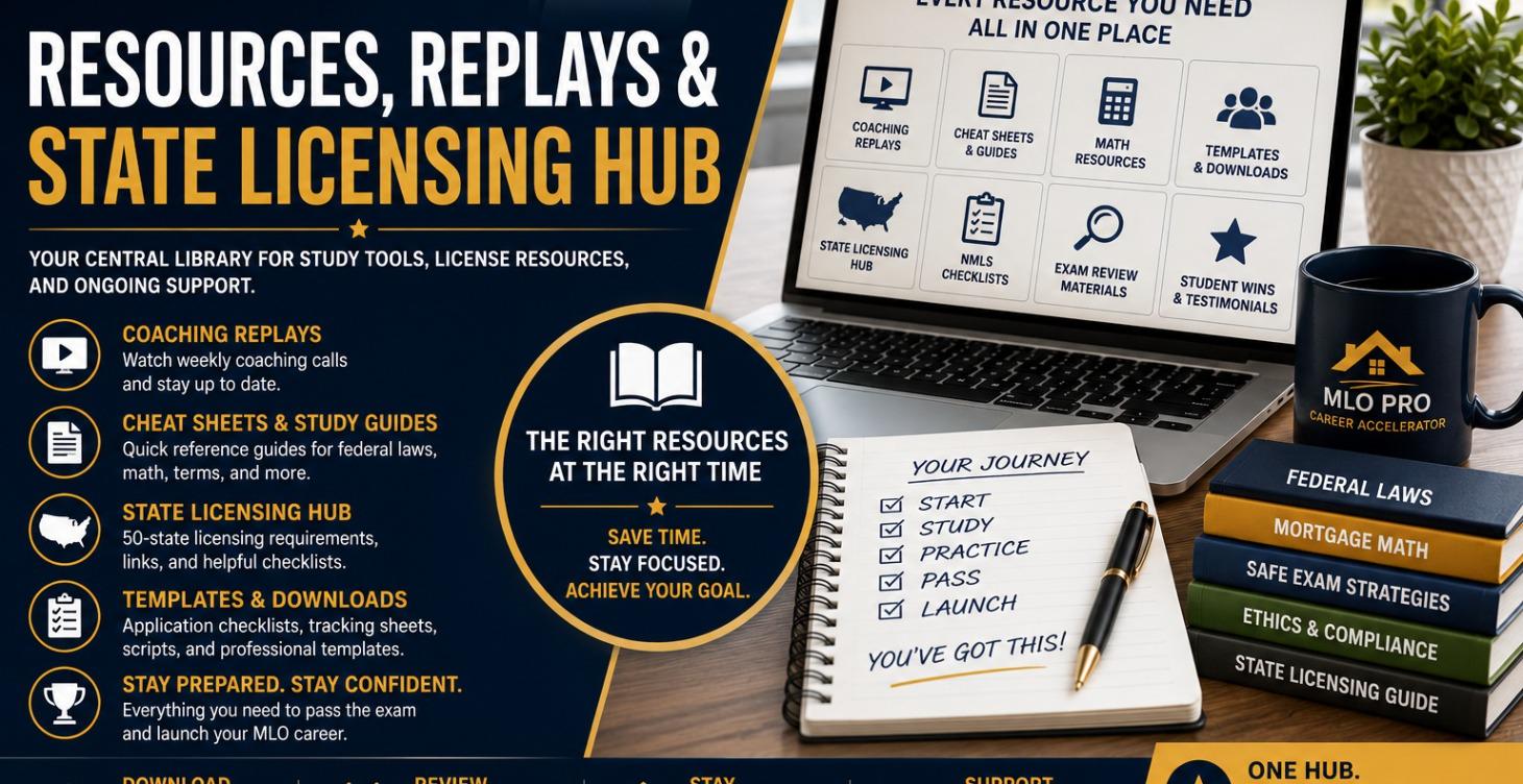 Resources, Replays & State Licensing Hub