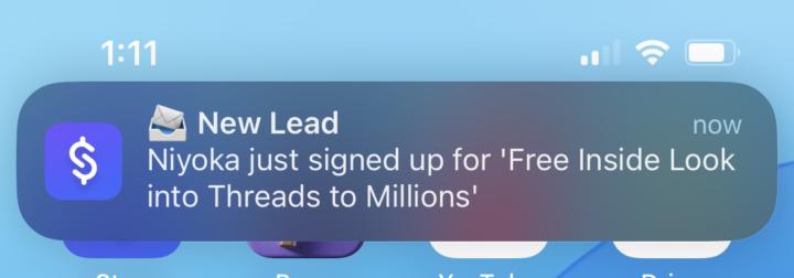 I just got a new lead on my Stan store 🙌