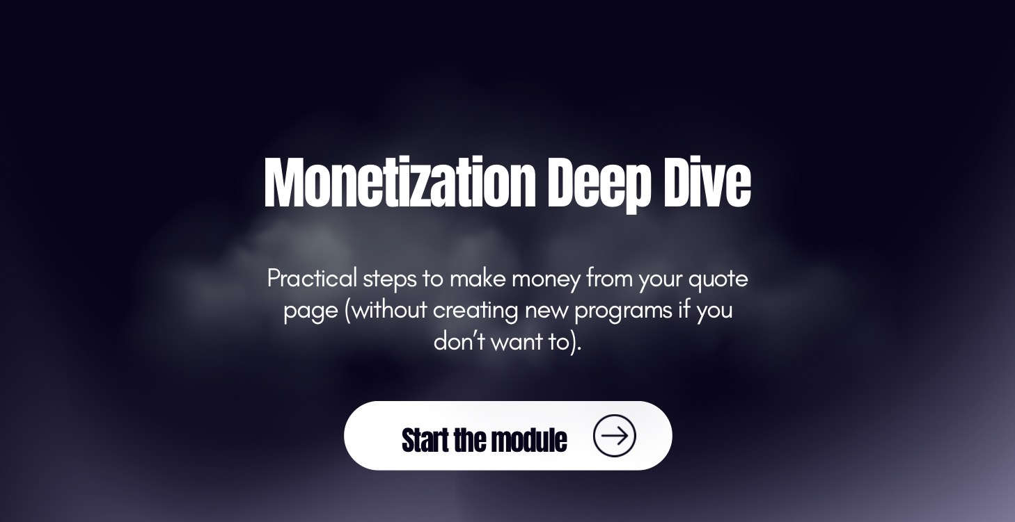 Monetization Deep Dive