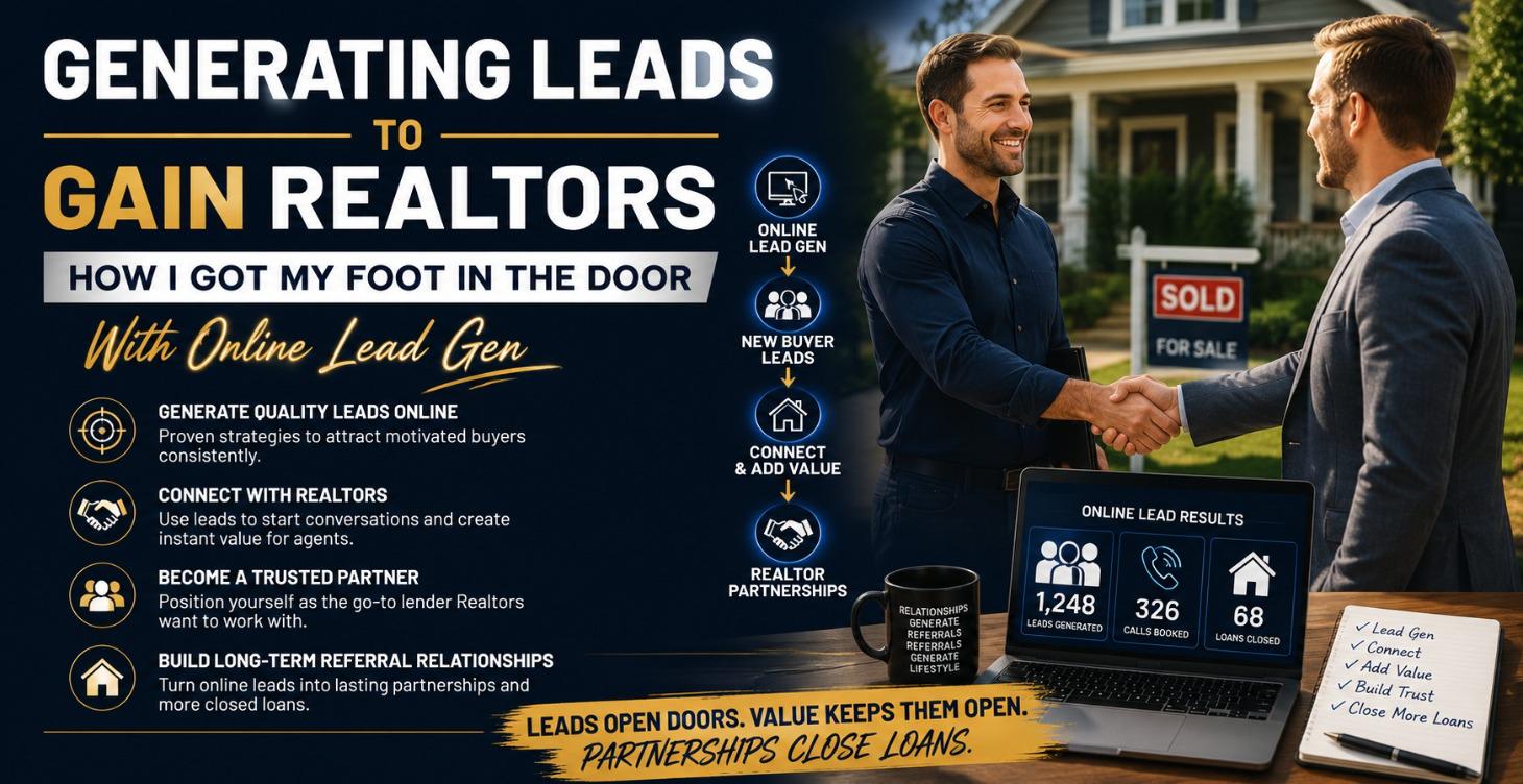 Generating Leads to gain realtors