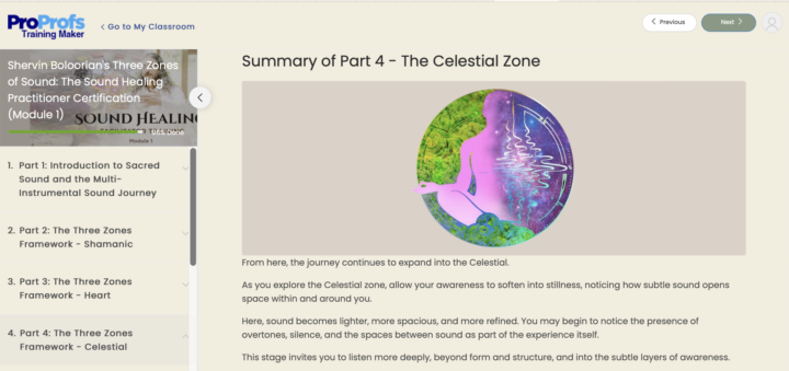 Our Three Zones of Sound Online Module 1 Course is Getting Ready to Launch