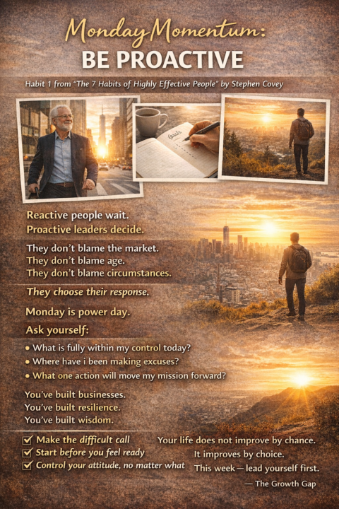 Monday Momentum - Be Proactive 