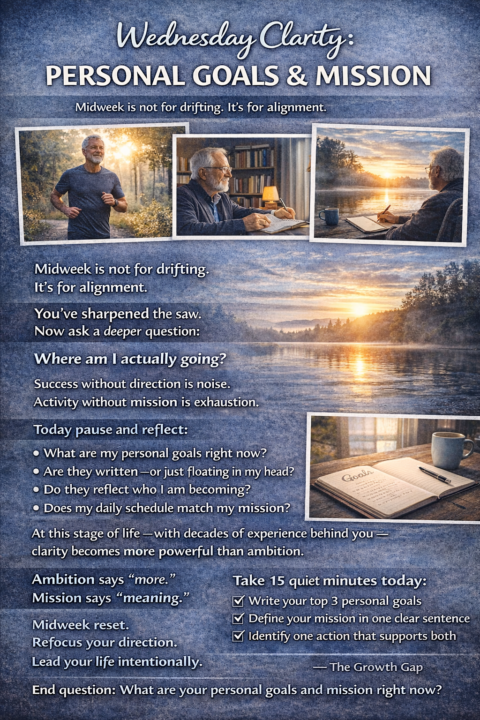 Wednesday Clarity- Personal Goals & Mission