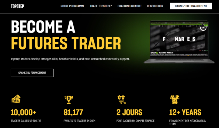 Code promo Topstep -40 %