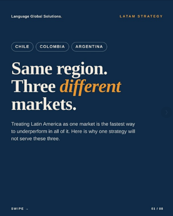 One expansion strategy doesn't serve every LATAM country