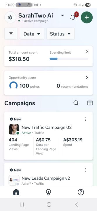 $1000/day FB ads