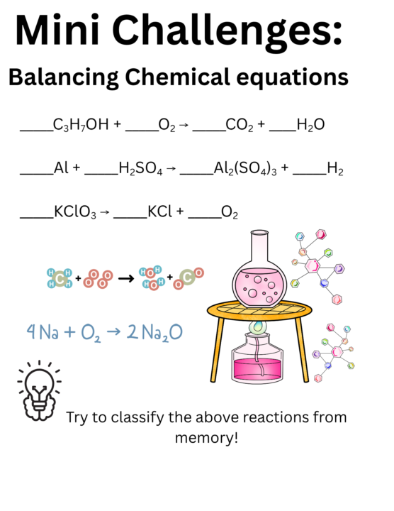 Mini Chemistry Challenges #1