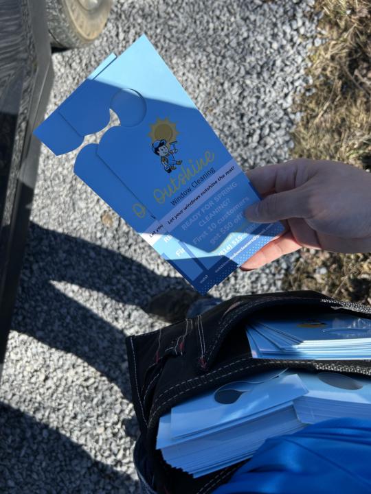 Door hangers!