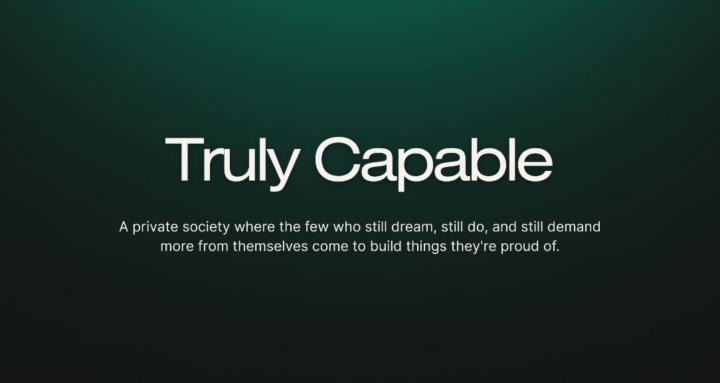 Truly Capable Society
