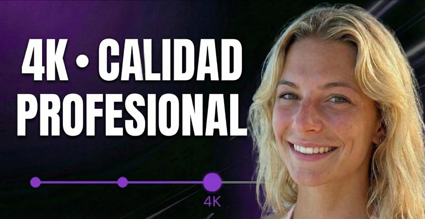 Actualice a 4K y calidad de nivel profesional