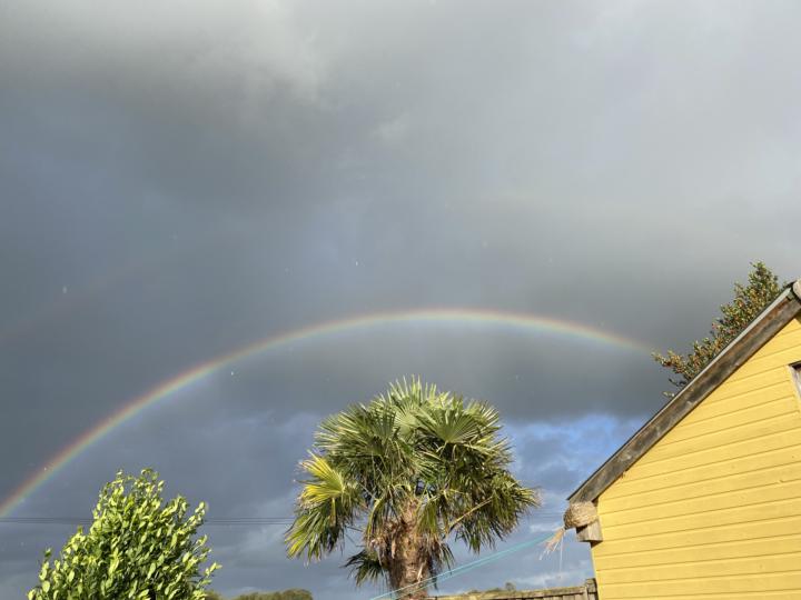 No rainbow without rain