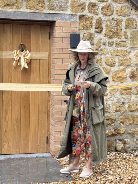 Today I was honoured to open the new Honey House at The Newt. 