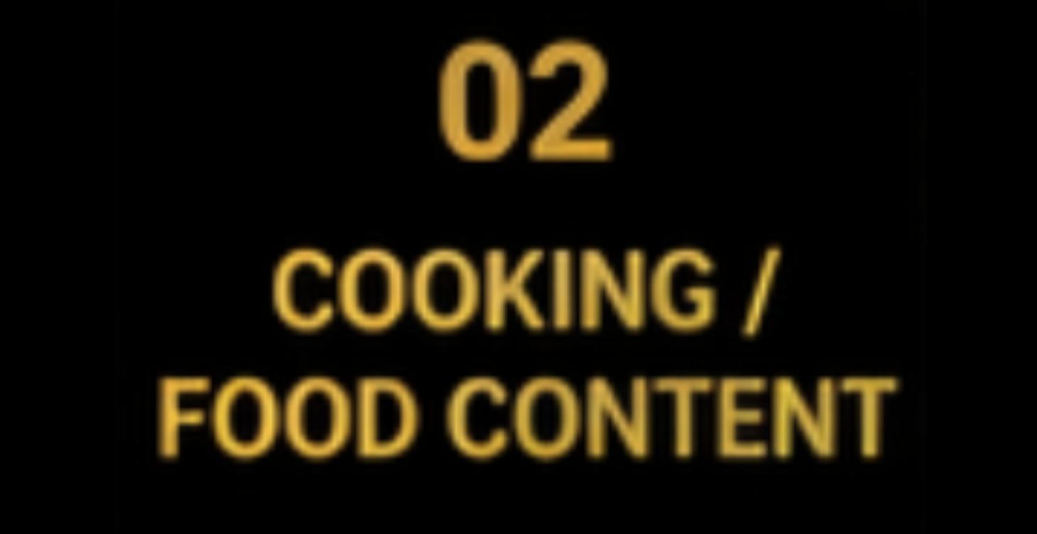 2. Cooking / Food Content