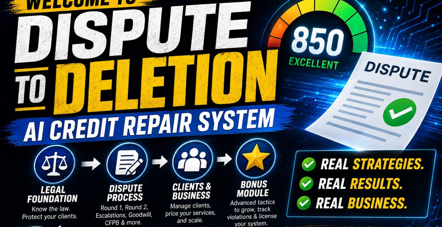 Dispute to Deletion: AI Credit Repair System