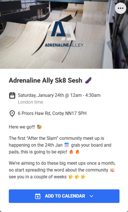 First Community Sk8 Sesh 