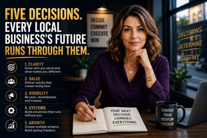 Five Decisions. Every Local Business's Future Runs Through Them.