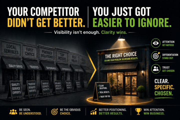 Your Competition Did Not Get Better. You Just Got Easier to Ignore.