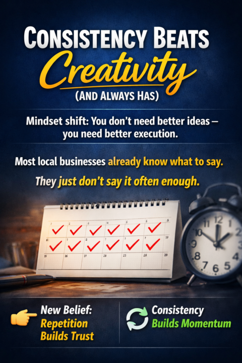 Consistency Beats Creativity