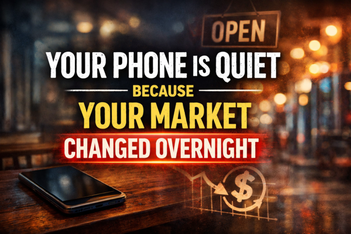 Your Phone is Quiet Because Your Market Changed Overnight!