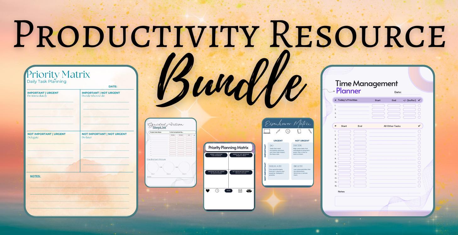 Productivity Resource Bundle