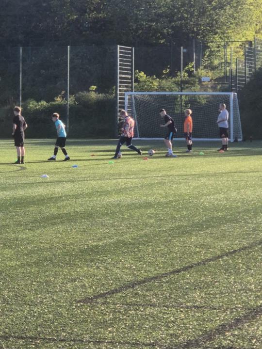 Outfield training 