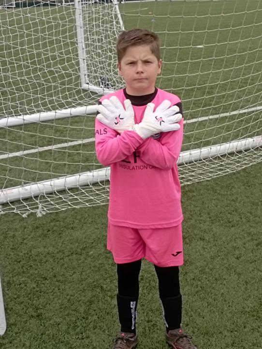 First match in new gloves 