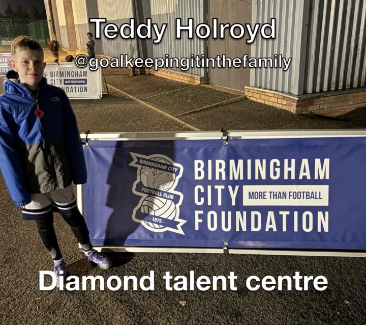 Teddy’s first session with BCFC