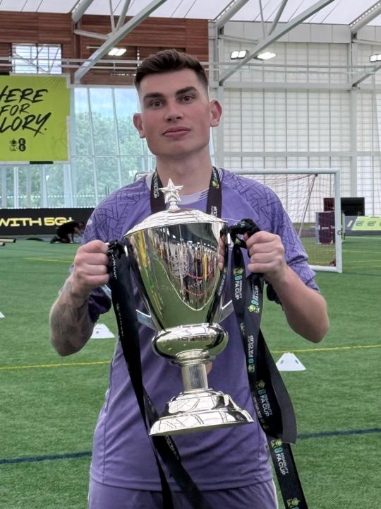 The winners of the FA disability cup .. Norwich CP