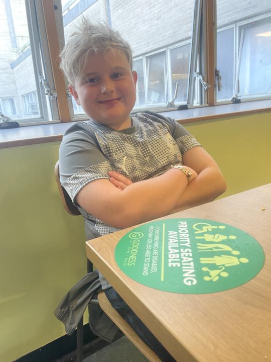 Chest clinic day for finn