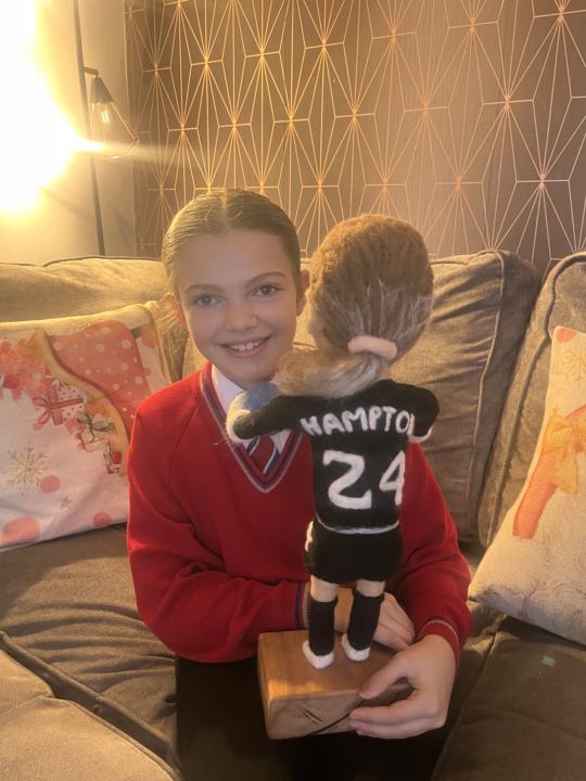 We have our very own Hannah Hampton 