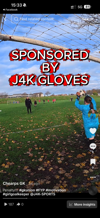 Charlie still loving her Super 3GX’s 