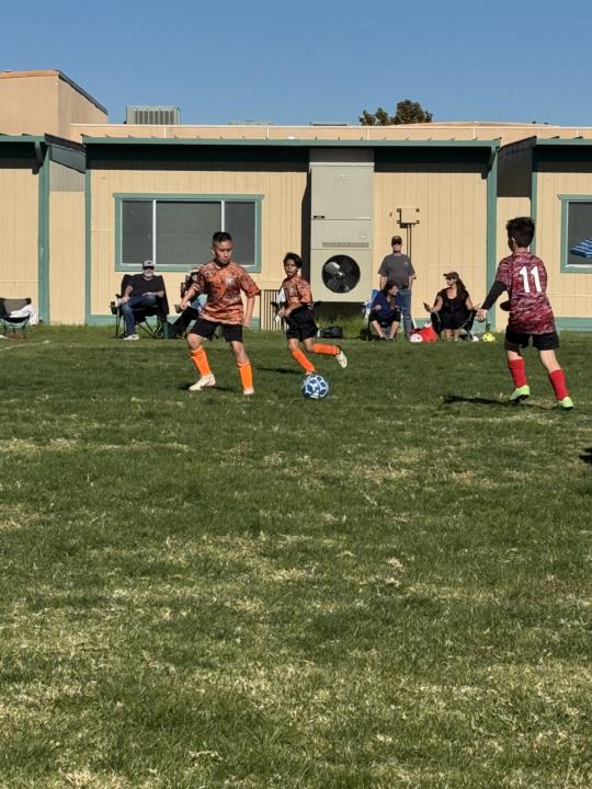 Goal keeper playing the field 
