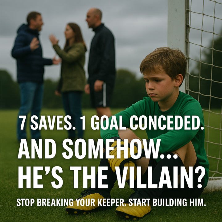 1 Goal In. 100 Words of Blame Out. Welcome to Grassroots Football.