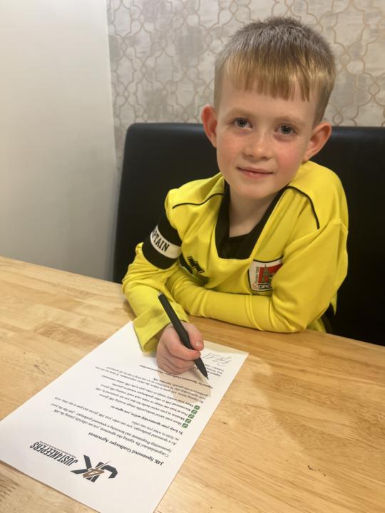 He’s signed, gloves ordered. 