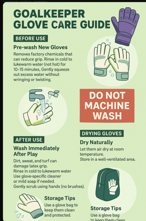 Gloves prepared 