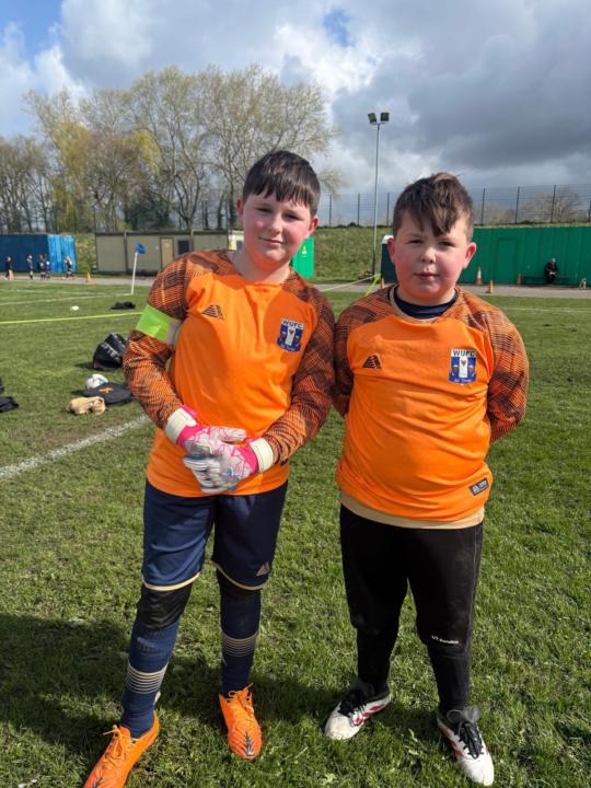 2 sponsored goalies