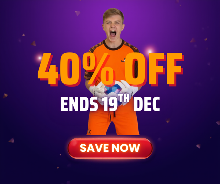40% OFF Goalkeeper Gloves - Ends Tomorrow 🎄🎅