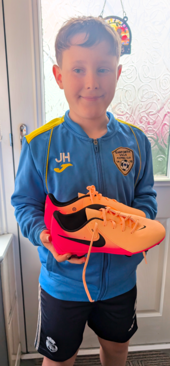 Who got boots for Christmas 