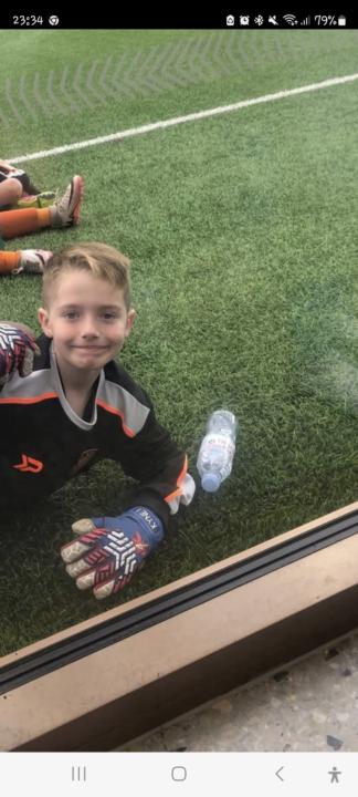 Amazing experience for saint kevins under 9Gk Jamie kyne playing in leister fc academy 