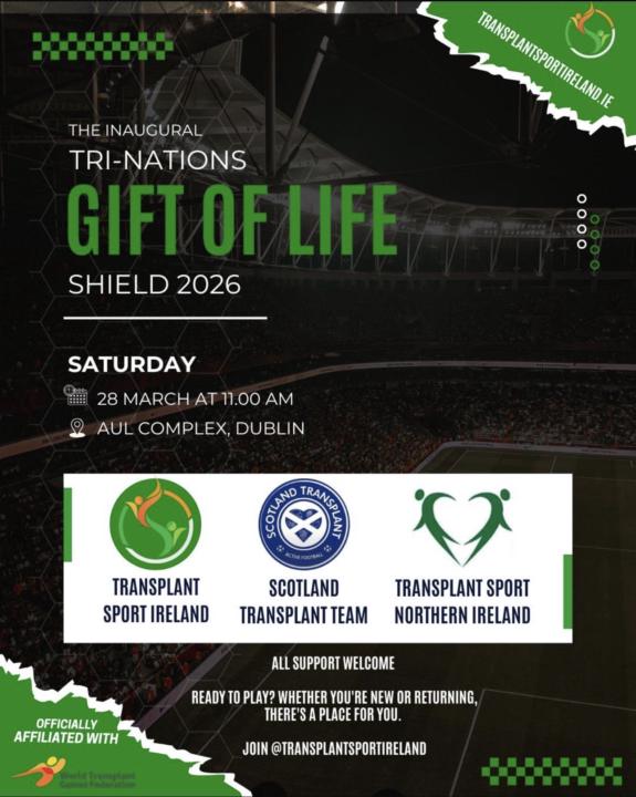 TRI-NATIONS, gift of life 