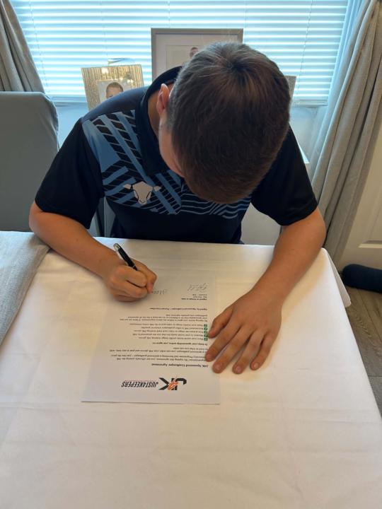 Sponsorship signed and delivered 