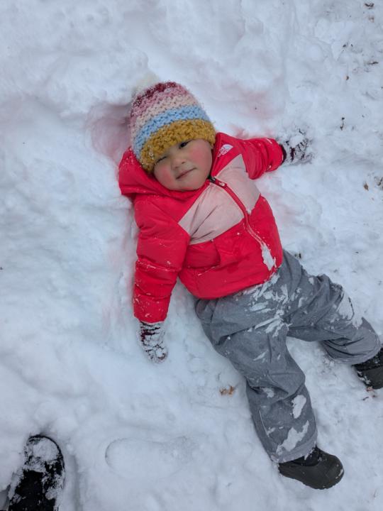 Playing in the Snow