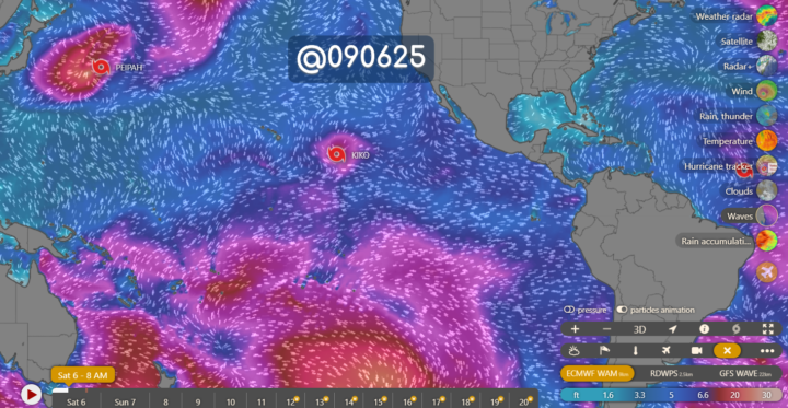 CR Surf Forecast: Modest Taper This Week Then Size Comes at Mid-Month