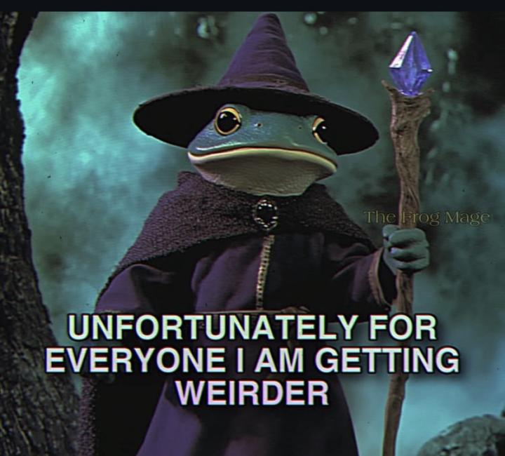 When people think I’m weird….
