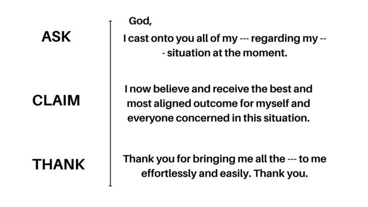 Lil "Surrender" Journal Exercise from my Workshop ✨