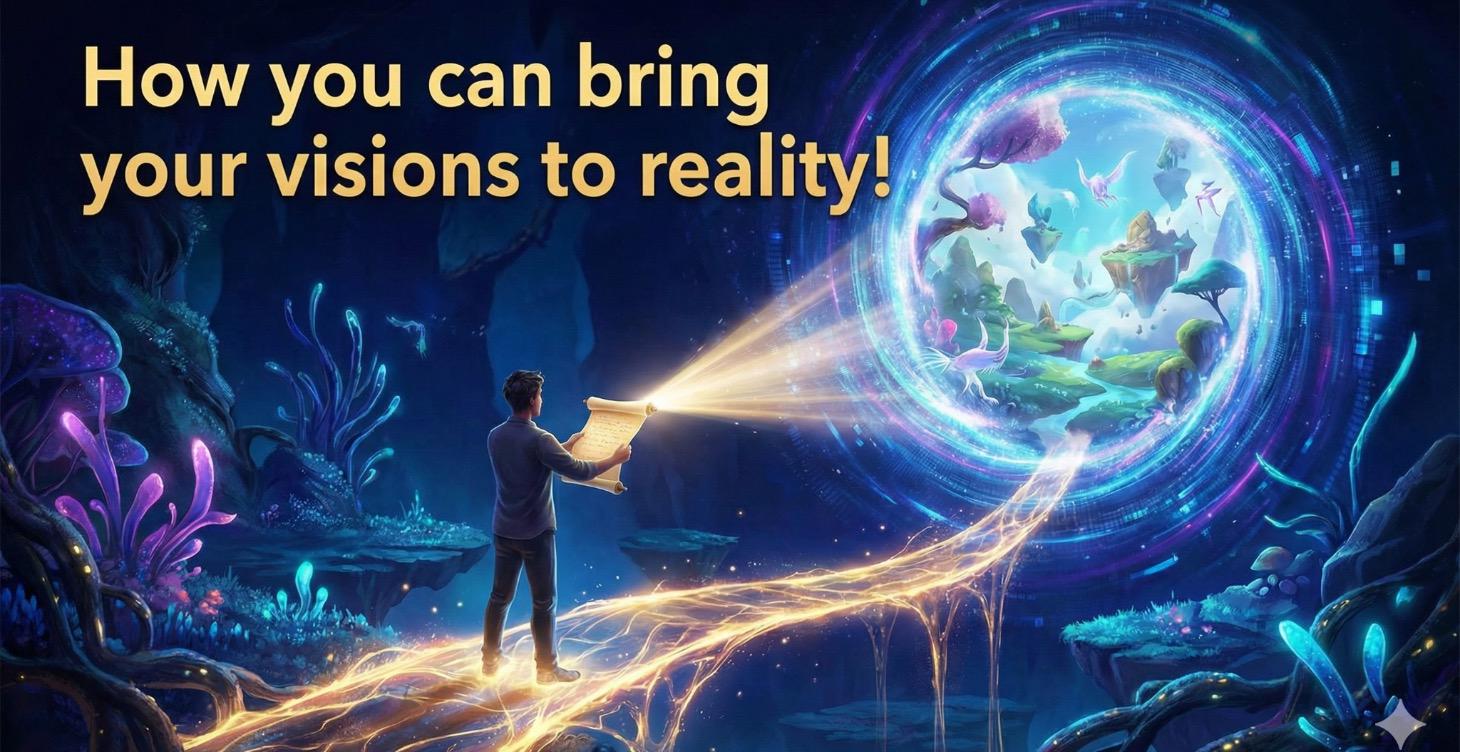 How you can bring your visions to reality!