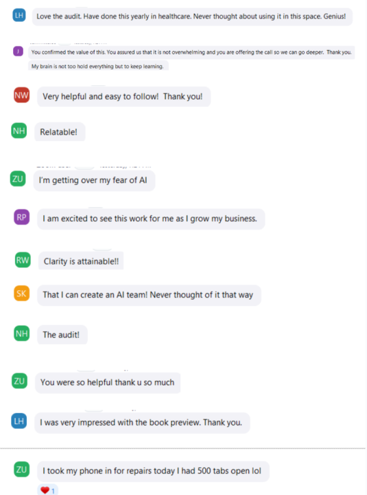 Last night's masterclass was 🔥