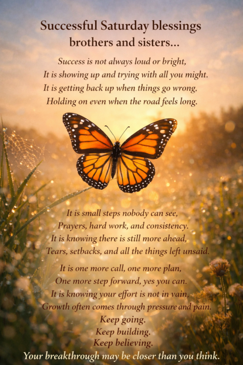 Successful Saturday blessings brothers and sisters...